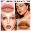 AIUEO 2 Colors Peel Off Lip Stain Peel Off Lip Tint Stain Matte Lip Tattoo Peel Off Long Lasting Waterproof Lip Peel Off Stain Non-Stick Cup Peel Off Lip Stain (01+02)