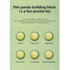Fzjjyana Micro Building Blocks Bamboo Panda Children's Building Blocks Toys Adult Building Blocks Set Suitable for Various Life Surprise Gifts - Mini Panda Consists of (484 Pieces) Bricks