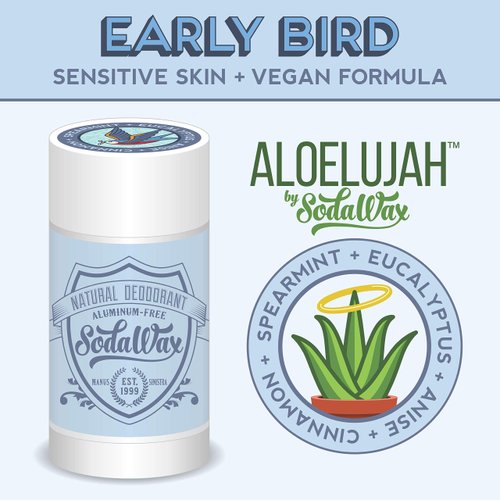 Aloelujah™ Baking Soda-Free Natural Deodorant EARLY BIRD (3.3oz/93g) Any 3 Items SHIP FREE