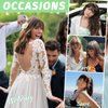 Clip In Bangs-Fake Bangs Hair Clip 100% Real Human Hair Extensions 3 Secure Clips in Full Fringe French Bangs for Women Curved Bangs for Daily Wear （Off Black）