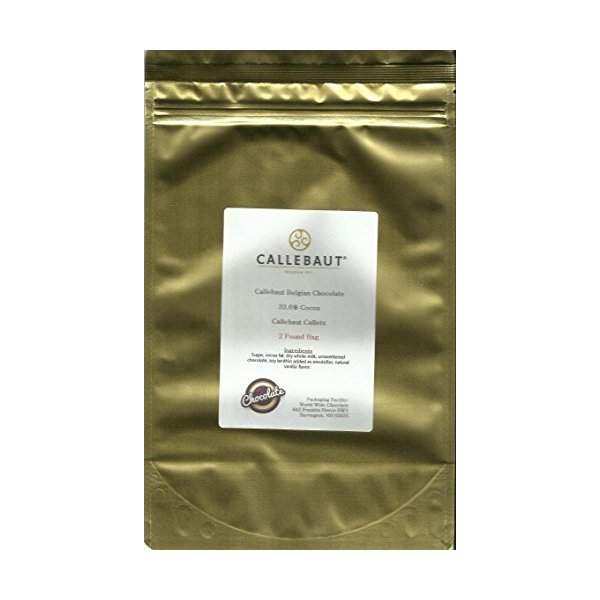 Callebaut 823 33% Milk Chocolate Callets from OliveNation, Gourmet Belgian Baking Chocolate - 1/2 lb