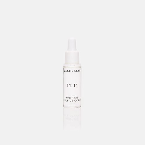 Lake & Skye 11 11 Body Oil Mini, 0.33 fl oz (10 ml) - Hydrating with Vitamin E & Sweet Almond Oil - Uplifting Scent