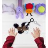 DolliBu Big Eyes Horse Stuffed Animal Toy Keychain - Soft Horse Keychain Stuffed Animals Small Charm for Backpack, Handbag and Purse, Perfect Horse Plush Animal Toys for Kids and Adults - 5.75 Inches