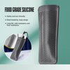 ZAKRA Heat Resistant Silicone Mat Pouch for Hair Straightener,Flat Iron,Curling Iron,Hot Hair Tools.(Grey)