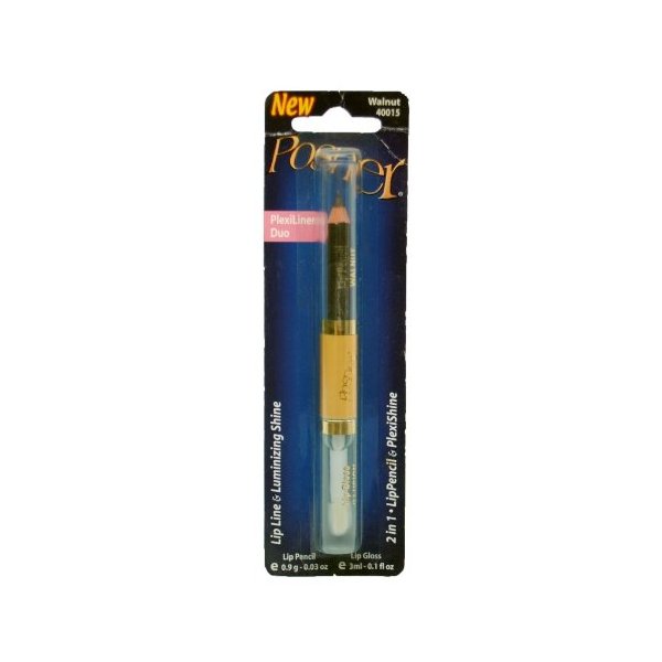 POSNER PLEXILINER DUO LIP LINER- LIP GLOSS #40015 WALNUT