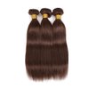 26 28 30 Inch Raivide Hair Color #4 Bundles Dark Brown Straight Human Hair Bundles Brazilian Unprocessed Hair Chocolate Brown Bundles Human Hair Color #4 Straight Bundles Hair Weave