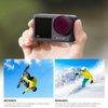 K&F Concept 4 Pack ND/PL Filter Kit Compatible with DJI Osmo Action 4, ND8/PL ND16/PL ND32/PL ND64/PL Neutral Density Polarizing Multi-Function Filters for Osmo Action 4