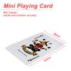 LHTHT 3 Decks Mini Playing Cards,2.1 X 1.8 inch,Traveling Decks Cards Festival Party Game Supply for Kids and Adults,Tiny Deck of Novelty Party Gift for Girls and Boys.