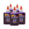 Elmer’s Disappearing Liquid School Glue | Purple Color, Dries Clear, for Kids Arts and Crafts | 4 oz (5 Pack)