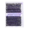 Cluster Eyelashes 30D/40D 240PCS 12-16mm Mixed Individual Lashes CC Curl 0.07mm Matte Black Cluster Eyelash Extensions Soft Lightweight Individual Lashes Cluster 3D Effect (30/40D-CC, 16-20mm Mixed)