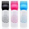 Root Comb Applicator Bottle: 6 Ounce Hair Dye Applicator Brush, Scalp Oil applicator, Hair Root Comb Color with Graduated Scale, 3Pack