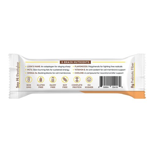 IQBAR Brain and Body Keto Protein Bar - Banana Nut Keto Bar - Energy Bar - Low Carb Protein Bar - High Fiber Vegan Bar and Low Sugar Meal Replacement Bar - Vegan Snack