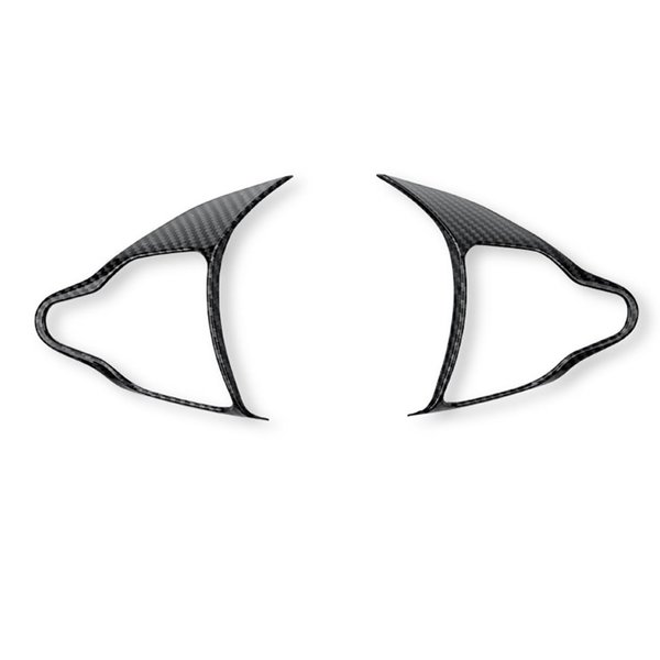 JUIVEEL Carbon Fiber Style Steering Wheel Trim Control Button Cover Compatible with Hyundai Veloster JS N line 2019-2022 Hyundai Kona N hyundai i30 2017-2022 Automotive Accessories