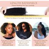 Brazilian Real Human Hair Clip in Extensions Afro Kinkys Curly Clip Ins Brazilian Double Weft Remy Hair African Americans Natural Virgin Hair 8A Full Head For Black Women 7pcs/set 120gram/set 16 Inch
