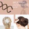 Spiral Bobby Pins Brown with Storage Tin, 20 Pcs Spin Pins for Hair (2 Inch), Premium Spiral Hair Pins for Buns, Non Scratched Twist Screw Hair Pins for Women Girls and Kids