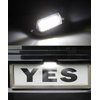 JEDEW License Plate Light (2 Pack), 12V 6-SMD LED License Plate Lamp Taillight for Truck SUV Trailer Van, Step Courtesy Lights, Dome/Cargo Lights