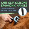 Maxpower Planet Pet Grooming Deshedding Dog Brush - Cat and Dog Deshedding Brush Tool - Deshedder for Dogs Comb - Dog Brush Short Hair and Medium Pet Hair - Reduces Shedding up to 95% - Blue