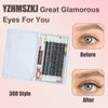 Lash clusters, DIY false eyelashes 120 PCS Individual Lashes, 30D 10-16MM MIX Eyelash Extension Kit, D Curl False Eyelashes At Home
