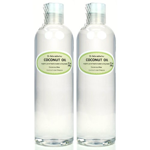 Dr Adorable - 24 oz - Fractionated Coconut Oil - 100% Pure Natural Organic (2 of 12 oz)