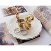Luxury Porcelain Adorable Dog Ring Holder, Ceramic Jewelry Tray, Bracelets Plate, Dessert Dish - Perfect for Holding Small Jewelries, Rings, Necklaces, Earrings, Bracelets, Trinket etc.