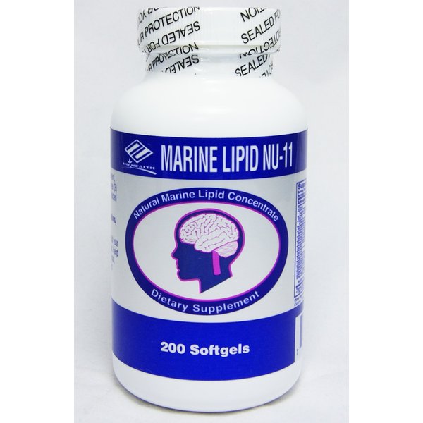 Marine Lipid Nu-11 in 1 Include : Fish Oil,soy Lecithin, Wheat Germ Oil, Selenlum Yeast, Garlic Oil, Grape Bark Extract, Vitamin E, Octacosand Powder, Evening Primross Oil, Orgenic Flaxseed Oil, Ginkgo Biloba Extract.