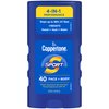 Coppertone SPORT Sunscreen Stick SPF 40, Water Resistant Stick Sunscreen, Travel Size Sunscreen for Face and Body, 1.5 Oz Stick