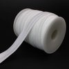 PAMIR TONG 25 Yards 5/8'' Fold Over Elastic FOE Headband Baby Hairbow Soft Foldover Elastic Binding Webbing Tape Craft Sewing (White)