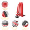 Portable Door Jammer for Travel Security, Door Stopper Security Device Lockdown, Aluminum Alloy Anti-Slip Door Locks for Women Safety Self Defense, Apartment Personal Protection for Homeowner (Red)