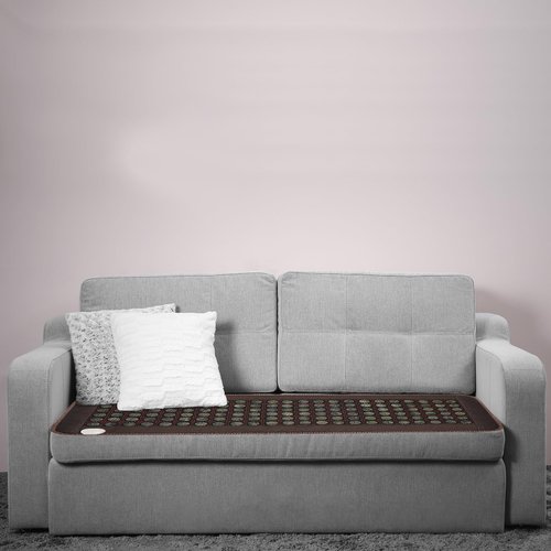 WUSILILU Heating Pad, 59.06 * 19.69in Temperature Control 100W Digital Display Far Infrared Heating Pad, Natural Jades Heating Pad for Sofas, Benches, Window Seats, Piano Chair