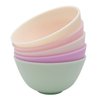 3.3 Inch Silicone Facial Mask Mixing Bowl for Facial Mask, Mud Mask and Other Skincare Products Medium Multi colored 5 Pcs.