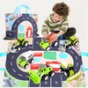 Seemiracle 11 Piece Baby Truck Car Toys Set Urban Traffic Scenarios Storage Bag with Play Mat Engineering Car for Toddlers 1-3 Year Old Boy Gift