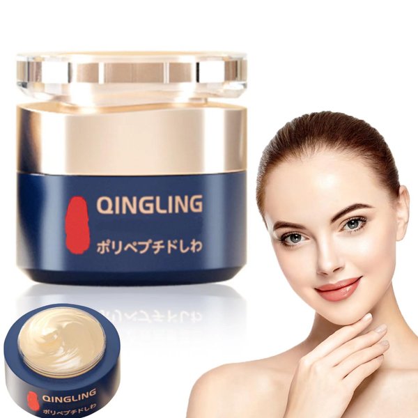 Vaiwenta Japanese Qingling Wrinkle Removal Cream, Qingling Polypeptide Anti-Wrinkle Cream, Qingling Face Cream, Qinglin Wrinkle Remover Cream for Face (1PCS)