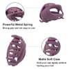 Hair Claw Clips for Thin, Medium & Thick Hair - 2.6 Inch Strong Matte Flower Jaw Clips for Women, Girls & Kids, Non-Slip Clamps with Gift Box (6 Packs, Multi Colors)