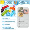 Bath Toys for Kids Ages 2-4-8 Mold Free Toddler Bath Toys 38 PCS Bathtub Shower Toys DIY Water Slippery Slide Birthday Gift for 2 3 4 5 6 7 8 Year Old Boys Girls