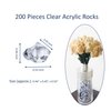 Lyrtrees 200 Pieces Clear Acrylic Ice Crystals, Decorative Gems, Reusable Acrylic Crushed ice Rocks for Home Décor