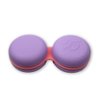 Sports Vision's 3 Pieces New Macaroon Purple Contact Lens Storage/Soaking Case CE Marked