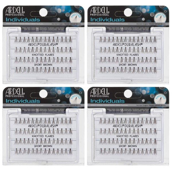 Ardell False Eyelashes Short Brown 4 Pack