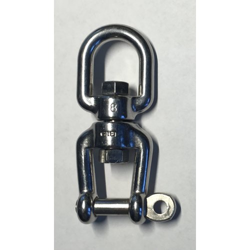 US STAINLESS Stainless Steel 316 Anchor Swivel Eye and Jaw 8mm or 5/16" Marine Grade