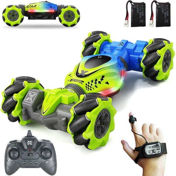 HScopter Gesture RC Cars 4WD Drift Stunt Remote Control Car Twist Offroad Craweler with Gravity Sensor Watch Light Music Kids Toys Gift Prensent for Boy Girl Birthday Chirstams Party Xmas