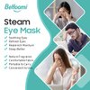 BeHoomi 30Packs Steam Eye Mask for Sleeping, Disposable Heated Eye Masks, Self Heating Warm Compress for Eyes, Sleep Mask for for Home Spa Office Travel - Unscented