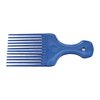 1Pc Blue Salon-Style Hair Pick and Barber Comb - Pick Comb for Curly Hair and Parting Comb Hair Care Comb for Thick Hair Quality Barber Supplies, Styling Tools and Appliances
