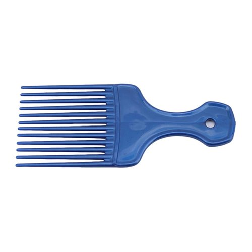 1Pc Blue Salon-Style Hair Pick and Barber Comb - Pick Comb for Curly Hair and Parting Comb Hair Care Comb for Thick Hair Quality Barber Supplies, Styling Tools and Appliances