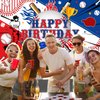 Avezano Baseball Happy Birthday Backdrop Banner Baseball Birthday Party Decorations Baseball Sports Themed Birthday Party Banner for Boys Kids Teens 70.8 x 43.3 Inch