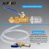 Aupoko Automatic Transmission Fluid Oil Filling Filler Adapter with Shut Off Valve Replacement Tool Compatible with 09G 01J 722.9 CVT DSG ATF Benz 722.9