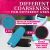 Electric Callus Remover for Feet - 11Pcs Foot Callus Remover Tool Calloused Feet Remover Tool Pedicure Supplies - 7 Extra Coarse Foot Buffer Electric Foot Callus Remover 4 Regular Coarse Foot