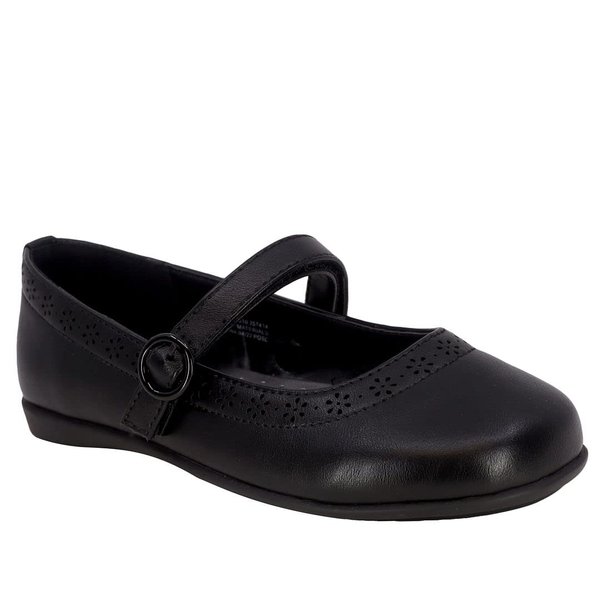 LONDON FOG Girls School Uniform Shoe Youth and Toddler Sizes Mary Jane and Ballet Flat Styles Grays Black Size 3