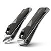 BEZOX Fingernail Clipper - Stylish Nail Cutters for Men and Women, Corta uñas Ingrown Nail Clipper - Travel Nail Trimmer with Tin Case