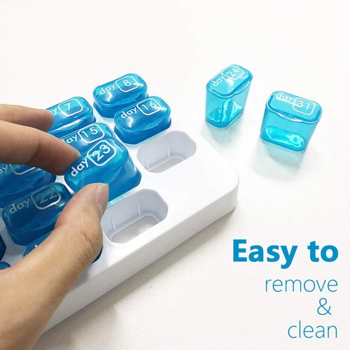 31 Day Monthly Pill Organizer, Portable Pill Medicine case Box Holder for Daily Medicine/ Vitamin/Fish Oils /Supplement