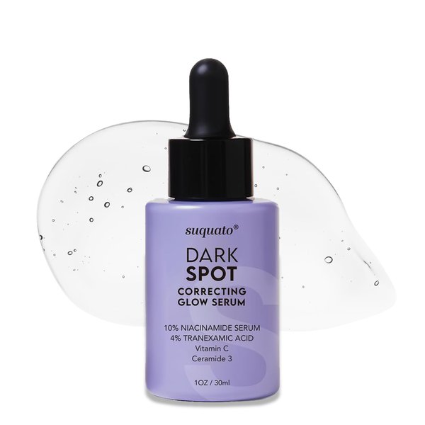 Dark Spot Correcting Glow Serum: Melasma Hyperpigmentation Treatment for Face with Tranexamic Acid Niacinamide - Vitamin C Serum and Dark Spot Remover For Face