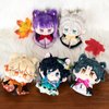 Genshin Impact Plush Toys Venti Zhongli Kazuha Xiao Plush Toy, Keychain Anime Figure Soft Stuffed Gift for Game Fans（Yaemiko）